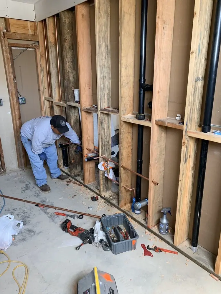 Commercial rough-in plumbing for Water Heater Replacement in Norwood Park